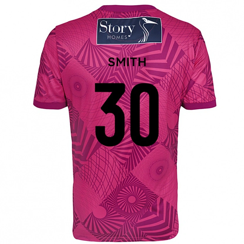 Danxen Mænd Jude Smith #30 Lilla Magenta Målmandstrøje 2025/26 Trøje T-shirt