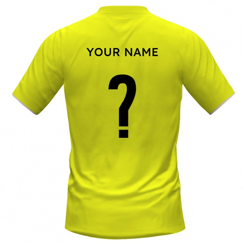 Danxen Mænd Scunthorpe United Gul Sort Målmandstrøje 2025/26 Trøje T-shirt