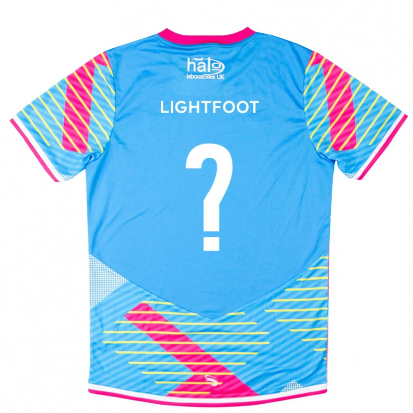 Danxen Mænd Erin Lightfoot #0 Skyblå Pink Målmandstrøje 2025/26 Trøje T-shirt