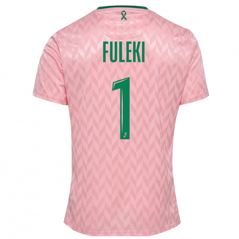 Danxen Mænd Rafael Fuleki #1 Pink Grøn Målmandstrøje 2025/26 Trøje T-shirt