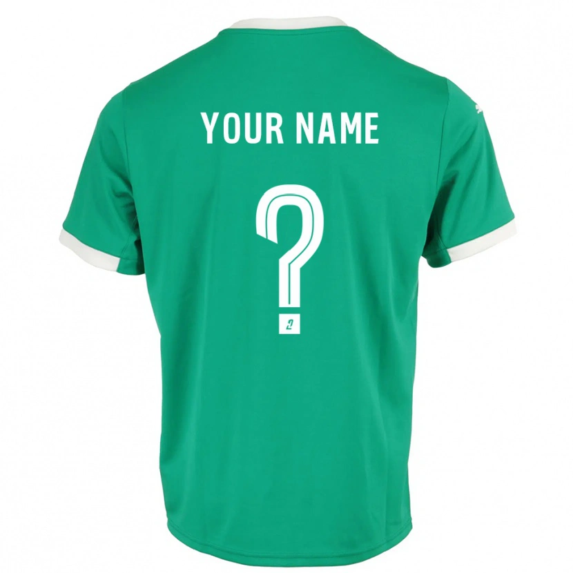 Danxen Mænd Troyes AC Grøn Hvid Målmandstrøje 2025/26 Trøje T-shirt