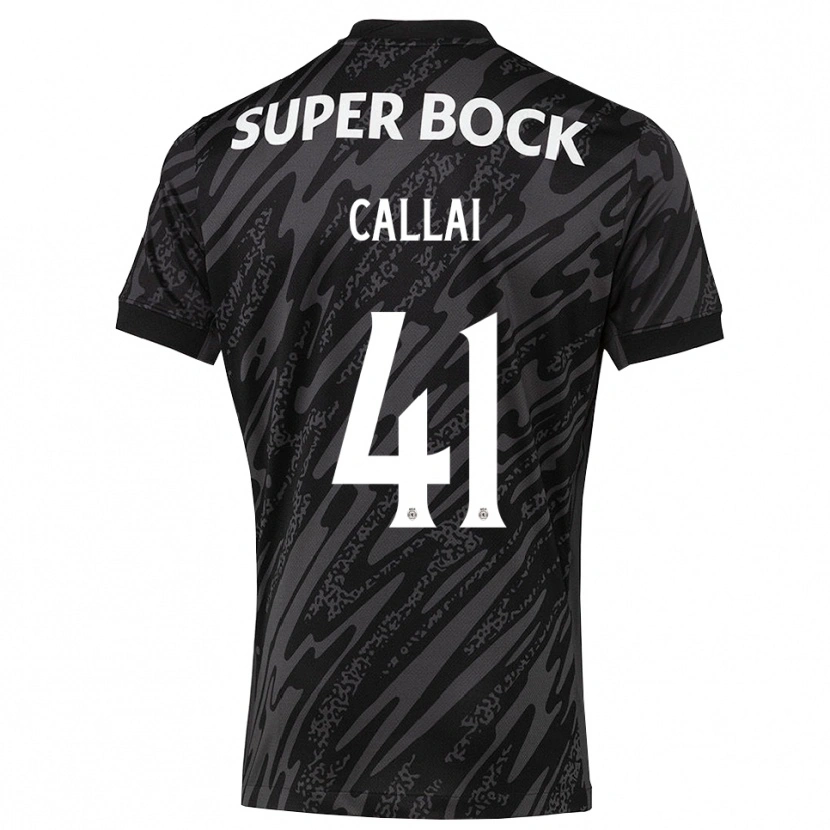 Danxen Mænd Diego Callai #41 Grå Sort Hvid Målmandstrøje 2025/26 Trøje T-shirt
