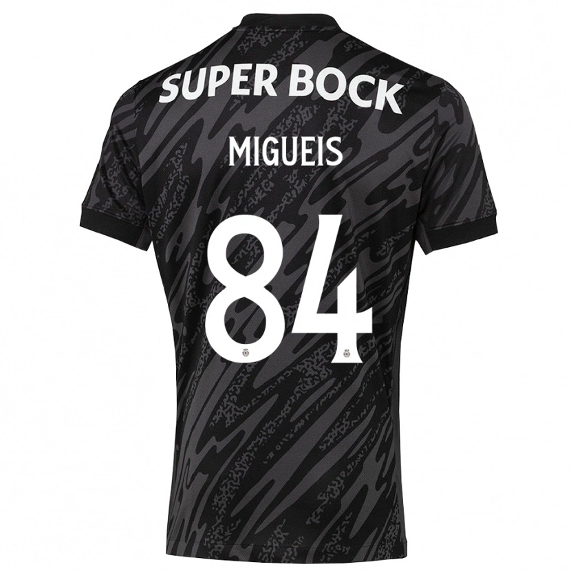 Danxen Mænd Pedro Miguéis #84 Grå Sort Hvid Målmandstrøje 2025/26 Trøje T-shirt