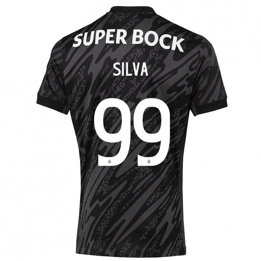 Danxen Mænd Francisco Silva #99 Grå Sort Hvid Målmandstrøje 2025/26 Trøje T-shirt