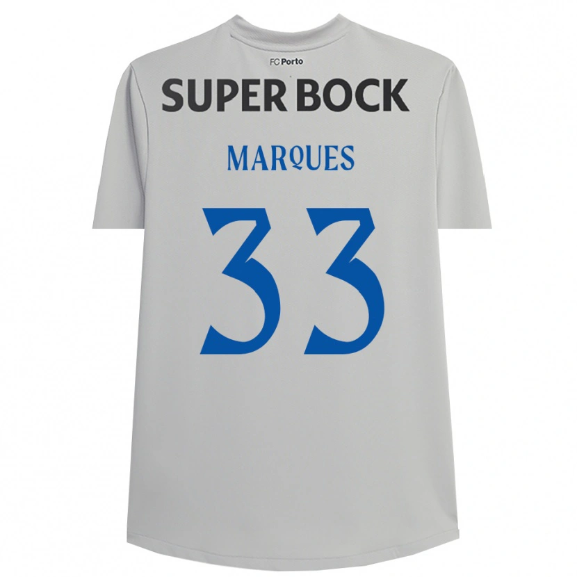 Danxen Mænd Bárbara Marques #33 Lysegrå Sort Målmandstrøje 2025/26 Trøje T-shirt