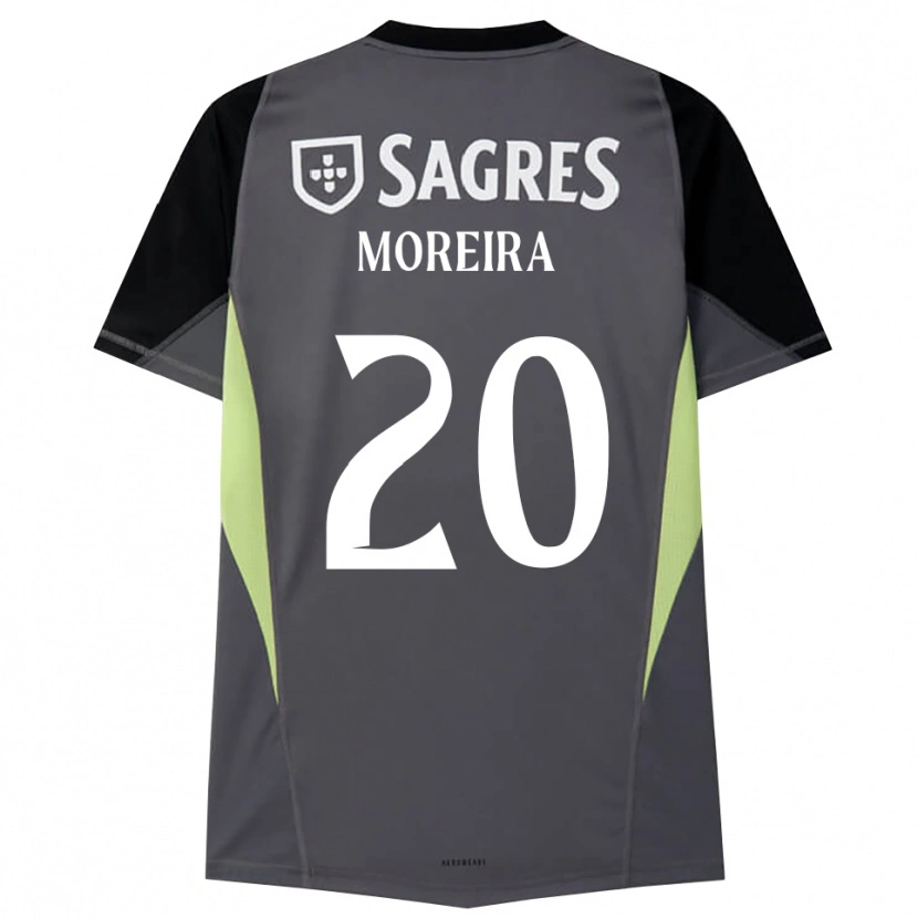Danxen Mænd André Moreira #20 Mørkegrå Sort Målmandstrøje 2025/26 Trøje T-shirt