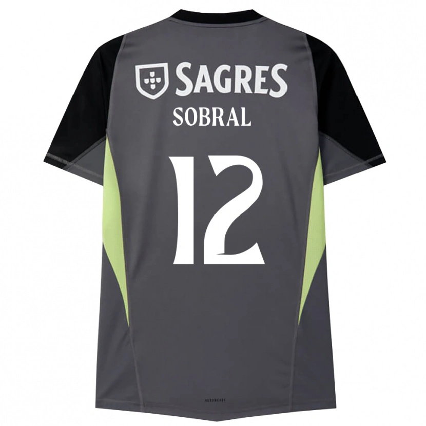 Danxen Mænd Gonçalo Sobral #12 Mørkegrå Sort Målmandstrøje 2025/26 Trøje T-shirt