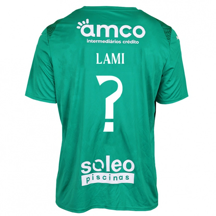 Danxen Mænd Dário Lami #0 Grøn Hvid Målmandstrøje 2025/26 Trøje T-shirt