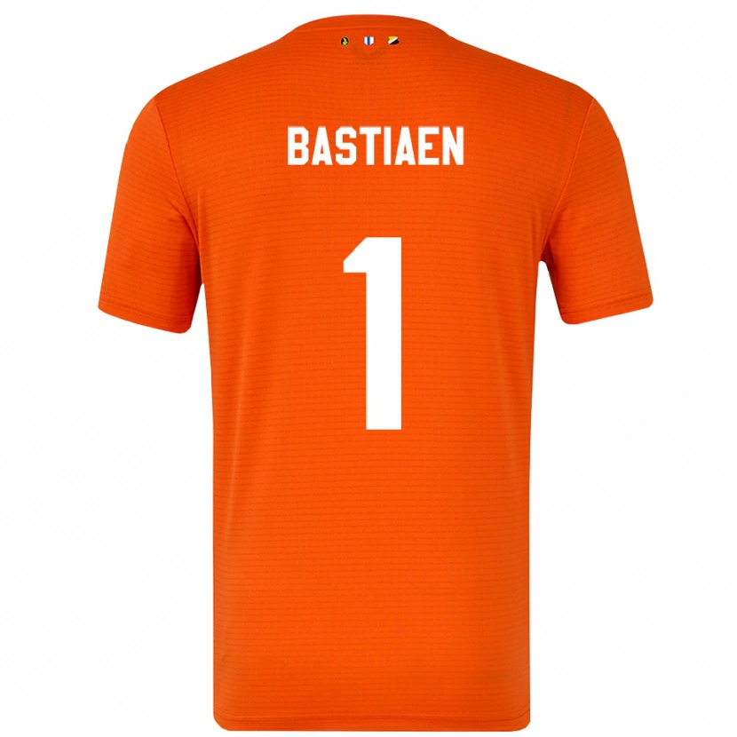 Danxen Mænd Femke Bastiaen #1 Orange Sort Målmandstrøje 2025/26 Trøje T-shirt