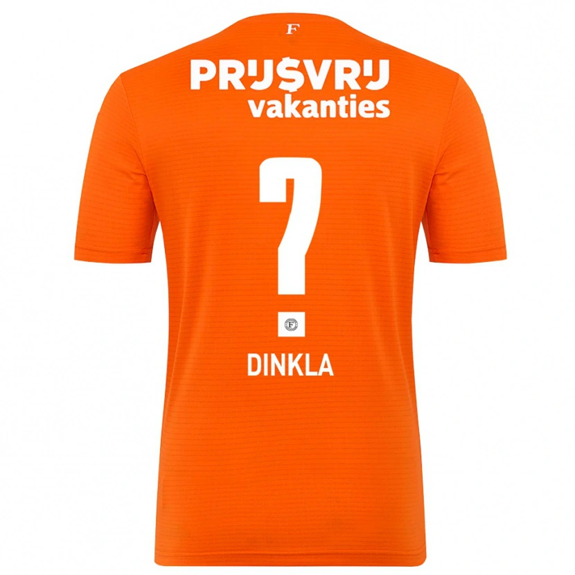 Danxen Mænd Claire Dinkla #0 Orange Sort Målmandstrøje 2025/26 Trøje T-shirt