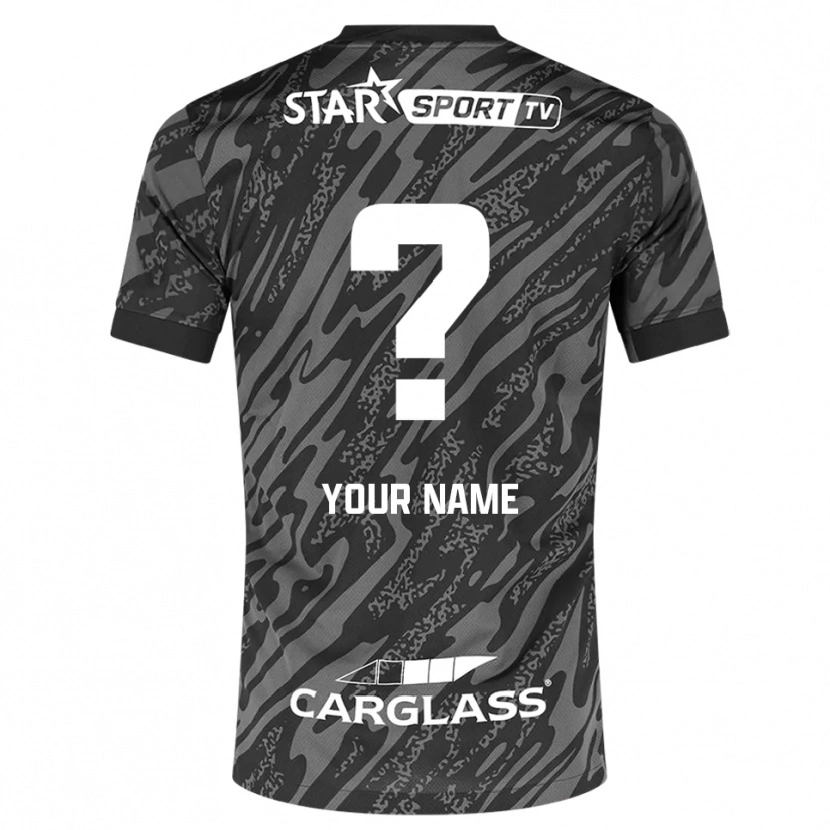 Danxen Mænd KRC Genk Mørkegrå Sort Målmandstrøje 2025/26 Trøje T-shirt