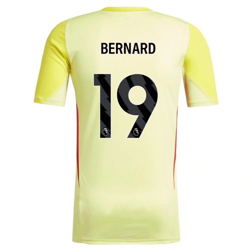 Danxen Mænd DJ Bernard #19 Gul Rød Målmandstrøje 2025/26 Trøje T-shirt