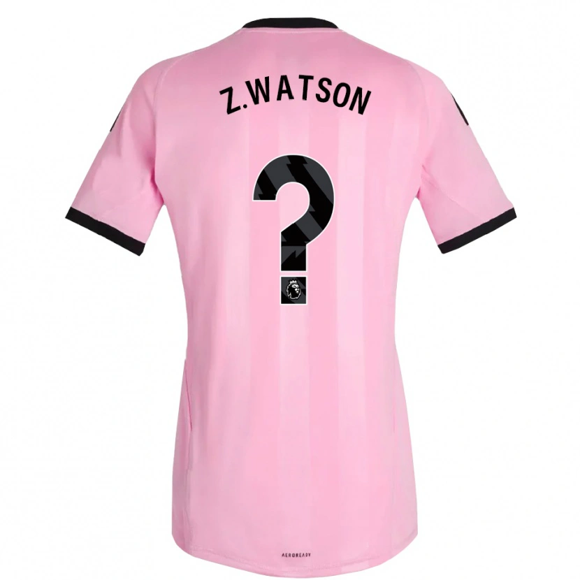 Danxen Mænd Zac Watson #0 Pink Sort Målmandstrøje 2025/26 Trøje T-shirt