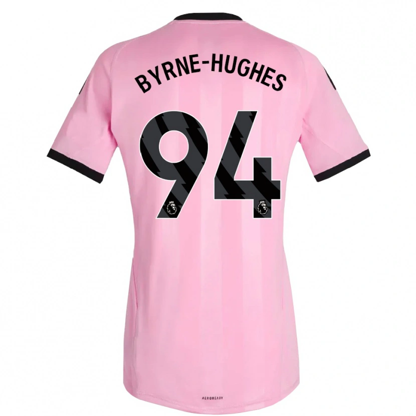 Danxen Mænd Cameron Byrne-Hughes #94 Pink Sort Målmandstrøje 2025/26 Trøje T-shirt