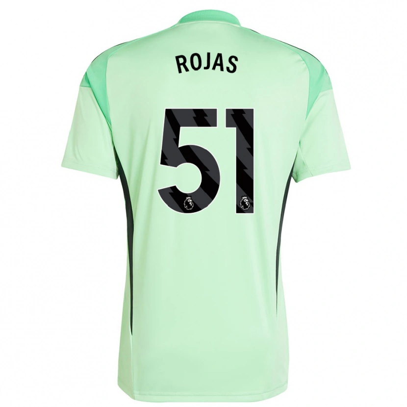 Danxen Mænd Alexéi Rojas #51 Lysegrøn Sort Målmandstrøje 2025/26 Trøje T-shirt