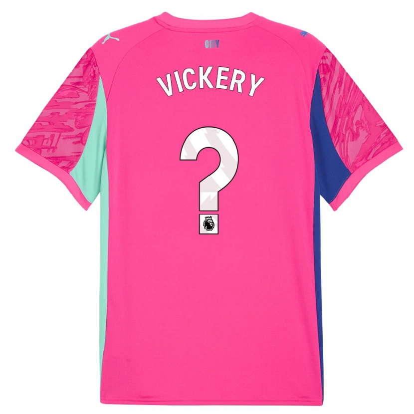 Danxen Mænd Ben Vickery #0 Rose Pink Målmandstrøje 2025/26 Trøje T-shirt