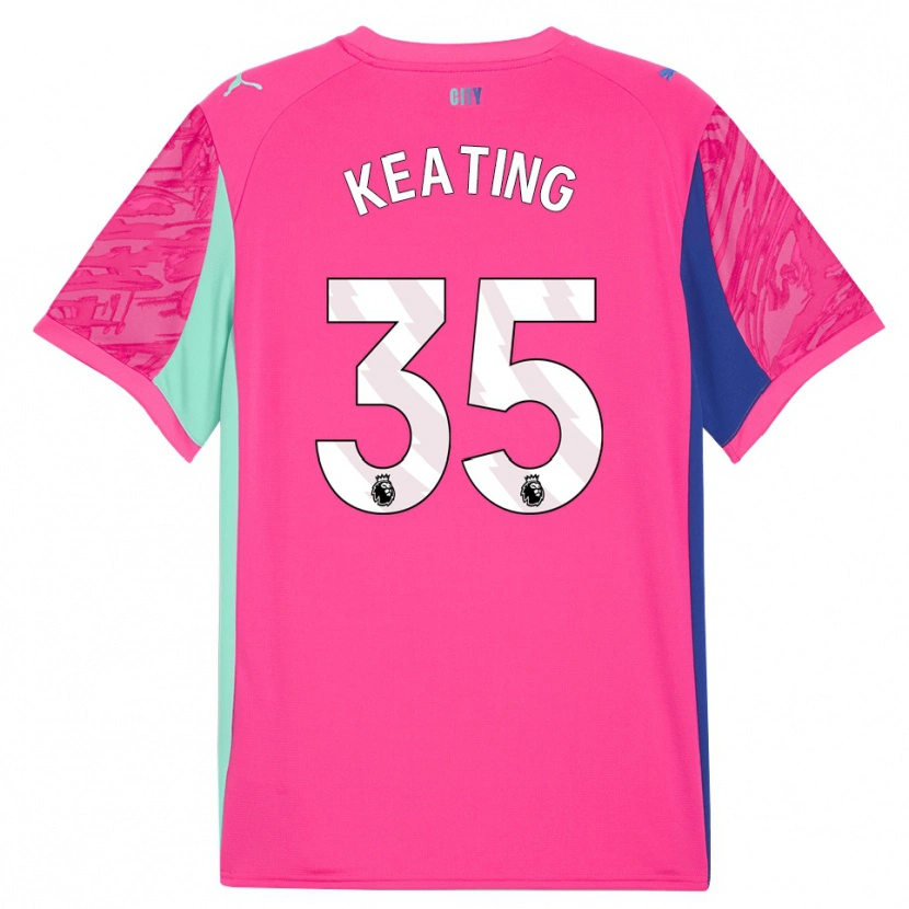 Danxen Mænd Khiara Keating #35 Rose Pink Målmandstrøje 2025/26 Trøje T-shirt