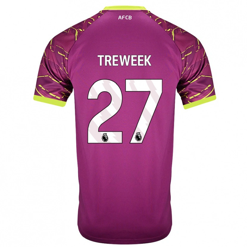 Danxen Mænd Amber Treweek #27 Mørk Magenta Målmandstrøje 2025/26 Trøje T-shirt
