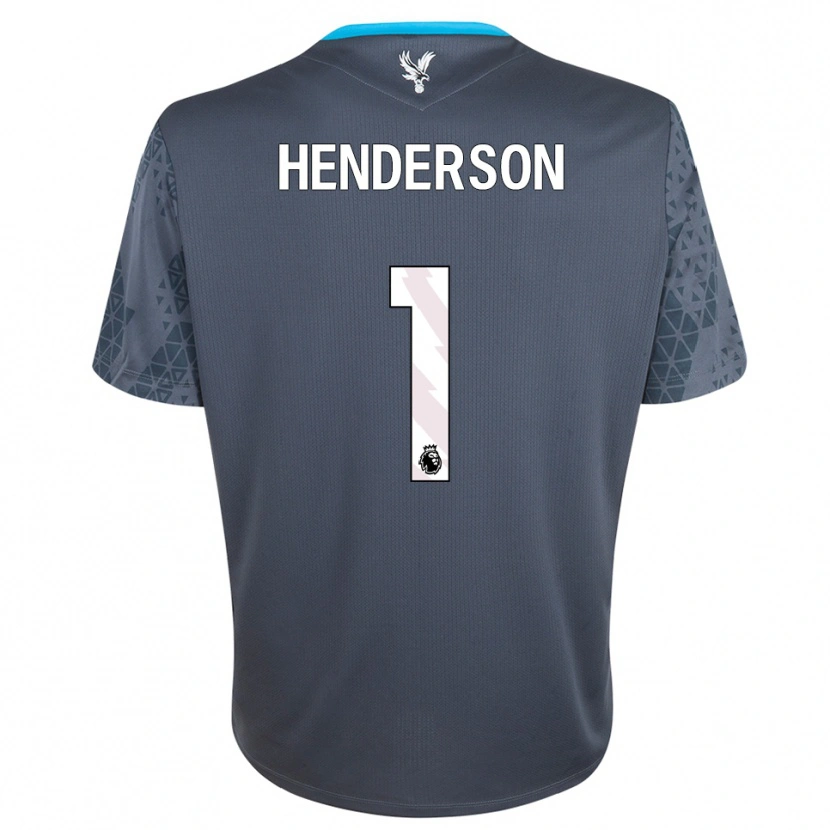 Danxen Mænd Dean Henderson #1 Mørkegrå Hvid Målmandstrøje 2025/26 Trøje T-shirt