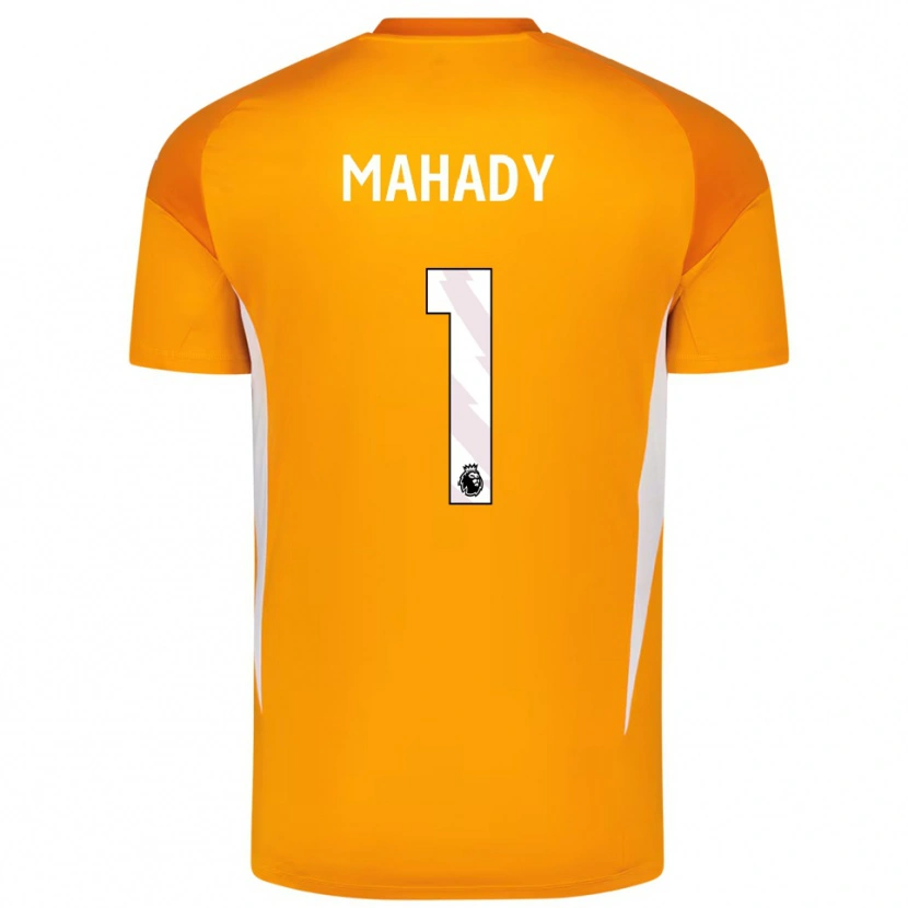 Danxen Mænd Rory Mahady #1 Orange Hvid Målmandstrøje 2025/26 Trøje T-shirt