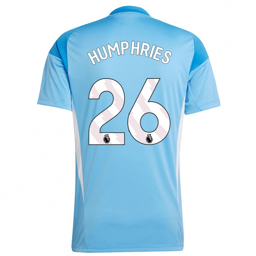 Danxen Mænd Marni Humphries #26 Blå Hvid Målmandstrøje 2025/26 Trøje T-shirt