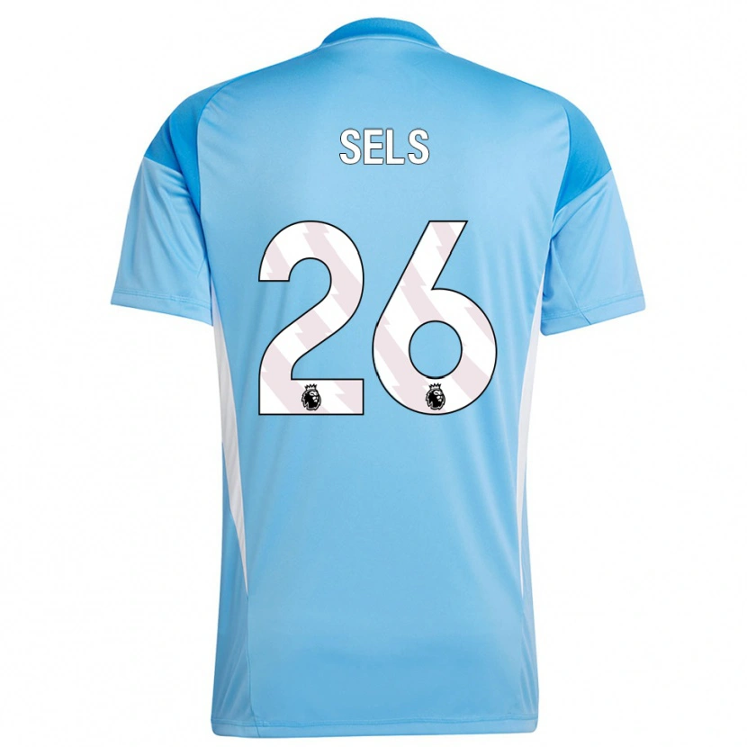 Danxen Mænd Matz Sels #26 Blå Hvid Målmandstrøje 2025/26 Trøje T-shirt