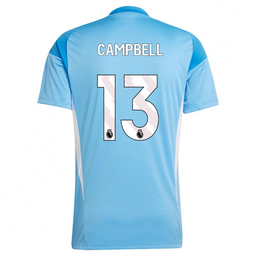Danxen Mænd Luke Campbell #13 Blå Hvid Målmandstrøje 2025/26 Trøje T-shirt