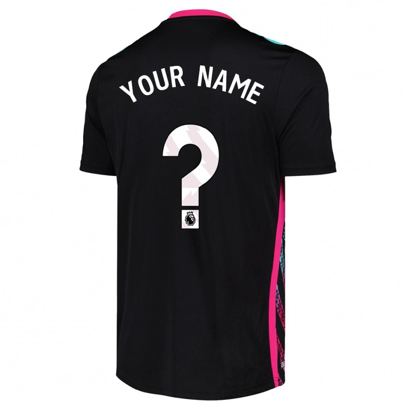 Danxen Mænd Sunderland AFC Sort Hvid Målmandstrøje 2025/26 Trøje T-shirt