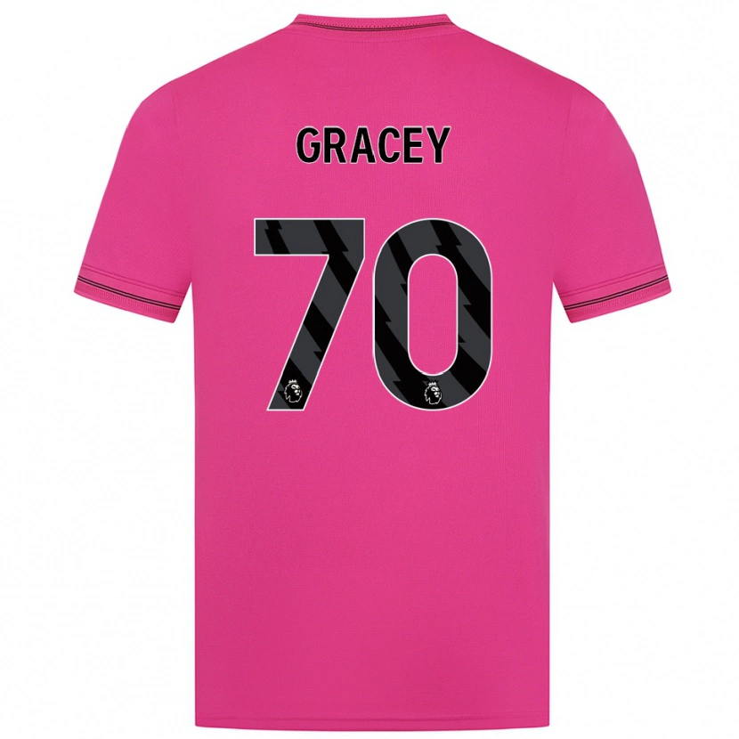 Danxen Mænd Josh Gracey #70 Magenta Sort Målmandstrøje 2025/26 Trøje T-shirt