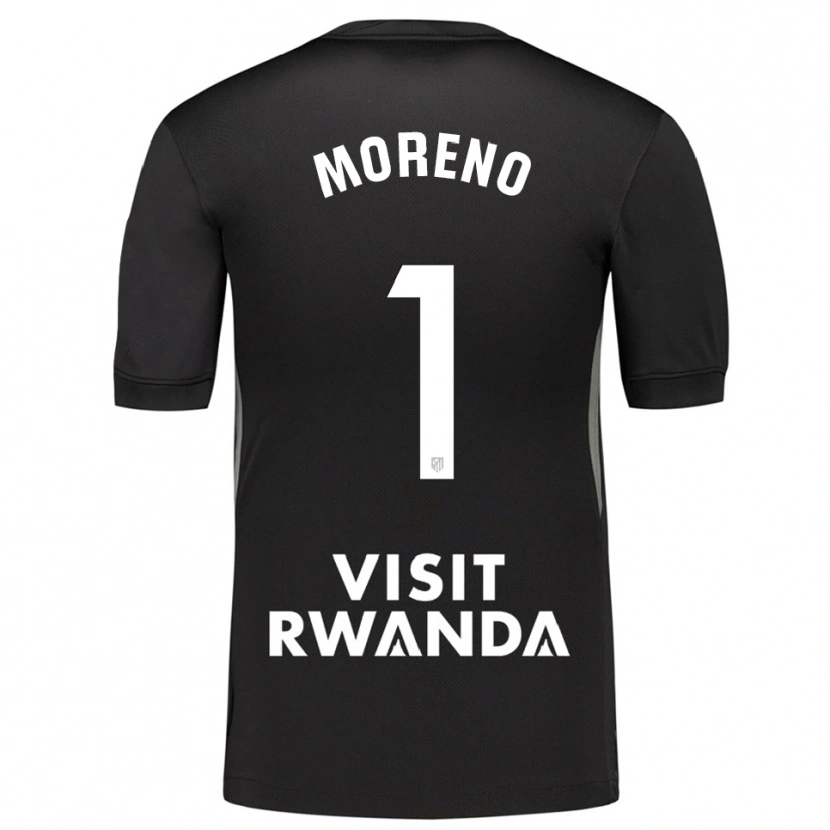 Danxen Mænd Álvaro Moreno #1 Sort Hvid Målmandstrøje 2025/26 Trøje T-shirt