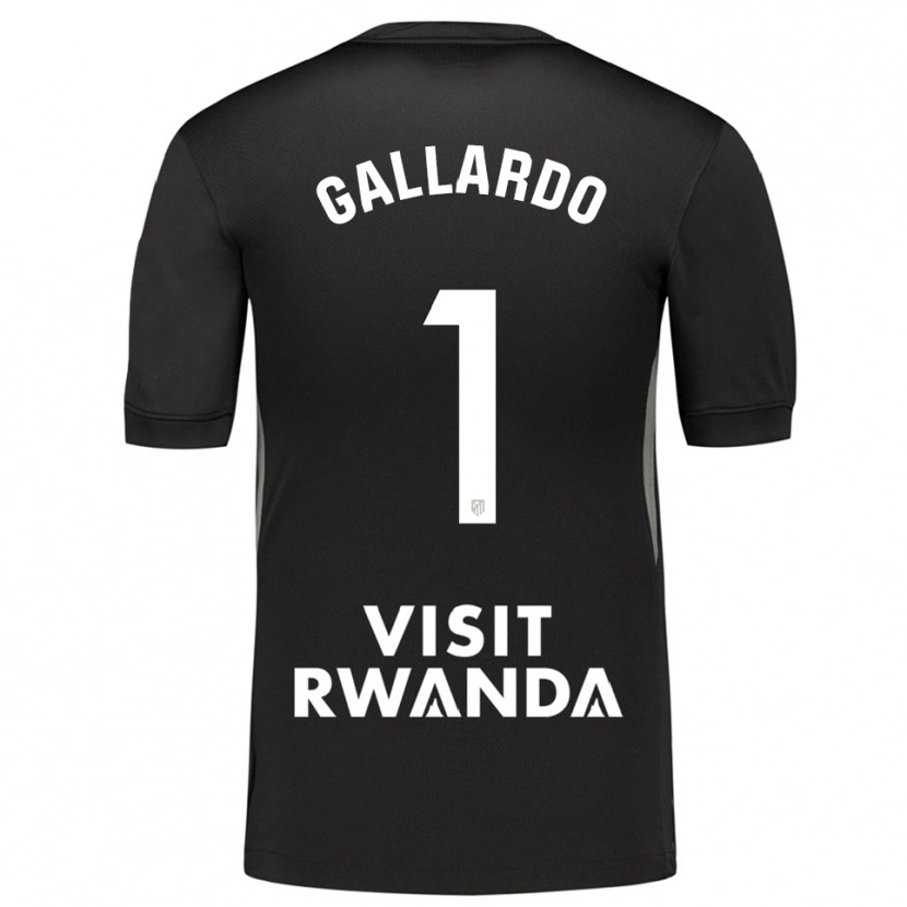 Danxen Mænd Lola Gallardo #1 Sort Hvid Målmandstrøje 2025/26 Trøje T-shirt