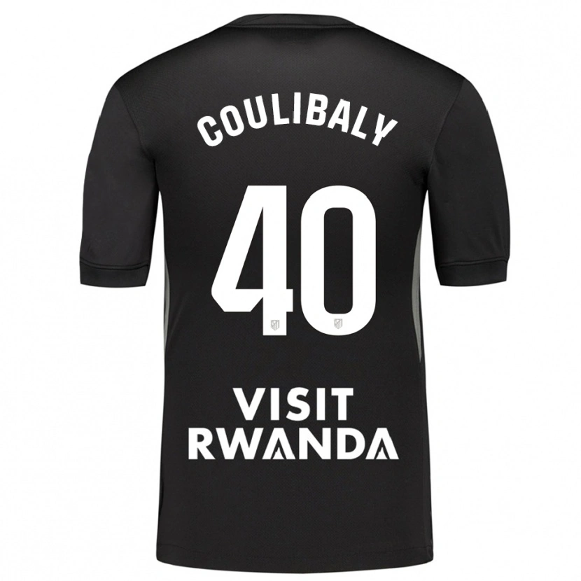 Danxen Mænd Izan Coulibaly #40 Sort Hvid Målmandstrøje 2025/26 Trøje T-shirt