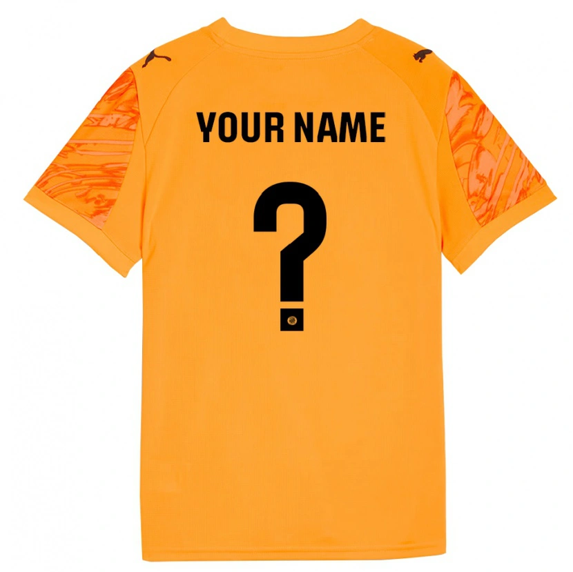 Danxen Mænd Girona Orange Sort Målmandstrøje 2025/26 Trøje T-shirt