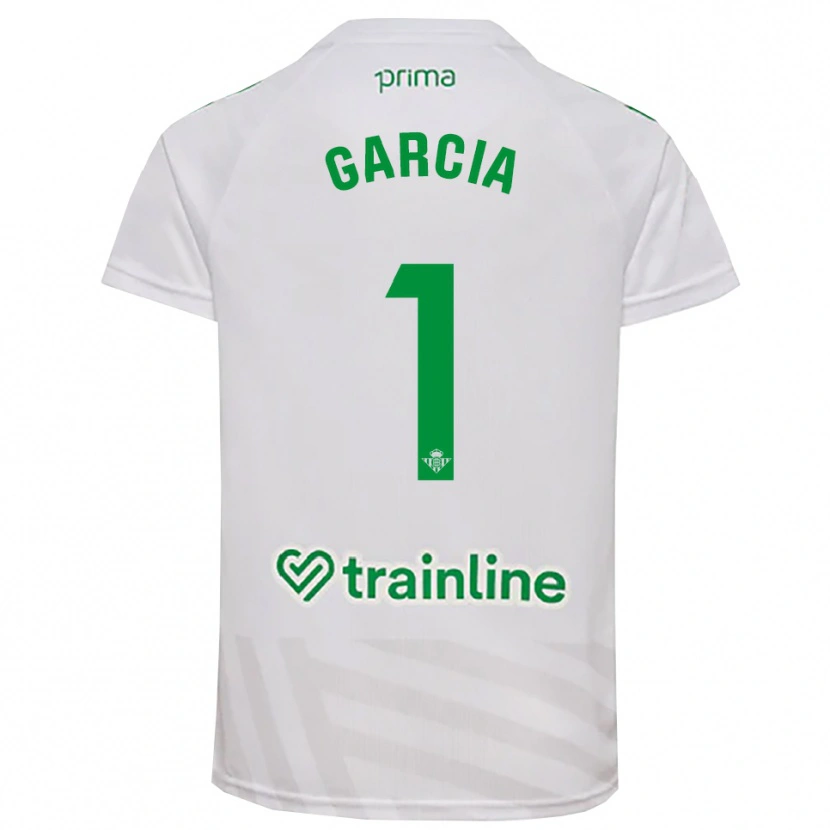 Danxen Mænd Germán García #1 Hvid Grøn Målmandstrøje 2025/26 Trøje T-shirt