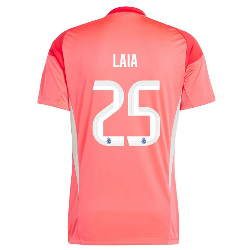 Danxen Mænd Laia López De La Morena #25 Orange Rød Hvid Målmandstrøje 2025/26 Trøje T-shirt