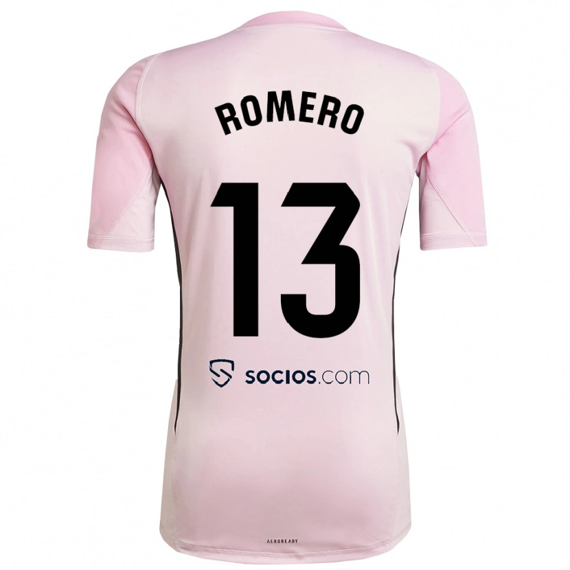 Danxen Mænd Rafael Romero #13 Pink Sort Målmandstrøje 2025/26 Trøje T-shirt