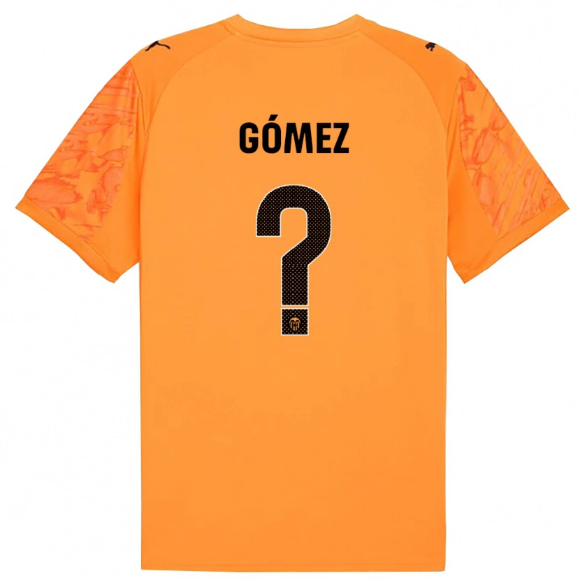 Danxen Mænd Alain Gómez #0 Orange Sort Målmandstrøje 2025/26 Trøje T-shirt