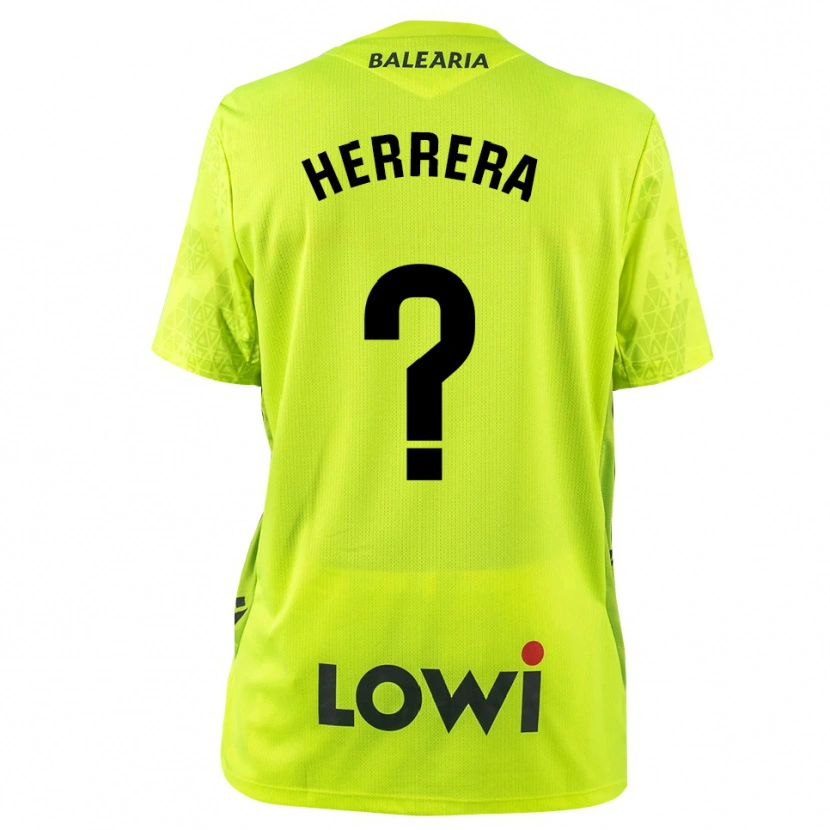 Danxen Mænd Asier Herrera #0 Fluorescerende Grøn Sort Målmandstrøje 2025/26 Trøje T-shirt