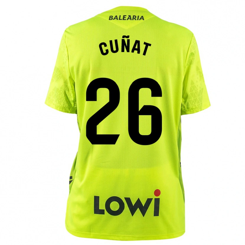 Danxen Mænd Pablo Campos #26 Fluorescerende Grøn Sort Målmandstrøje 2025/26 Trøje T-shirt