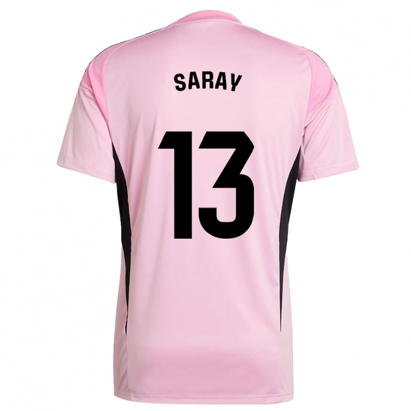 Danxen Mænd Saray Vázquez Alonso #13 Pink Sort Målmandstrøje 2025/26 Trøje T-shirt