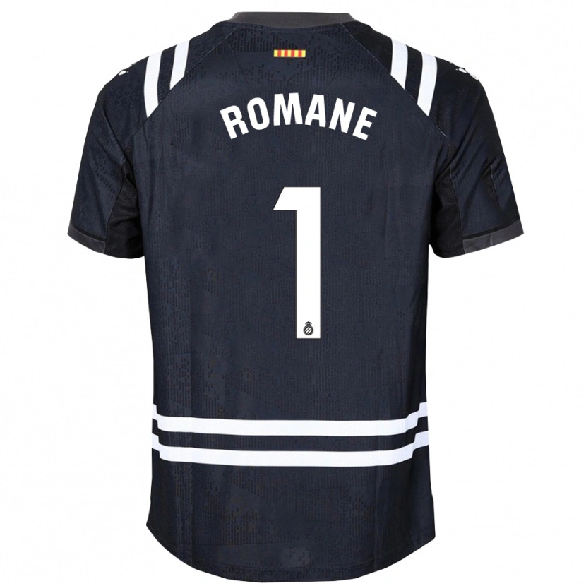 Danxen Mænd Romane Salvador #1 Sort Hvid Målmandstrøje 2025/26 Trøje T-shirt