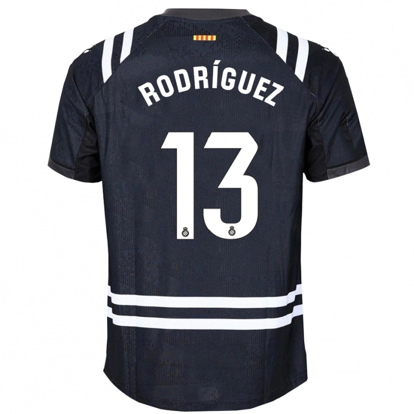 Danxen Mænd Joel Rodríguez #13 Sort Hvid Målmandstrøje 2025/26 Trøje T-shirt