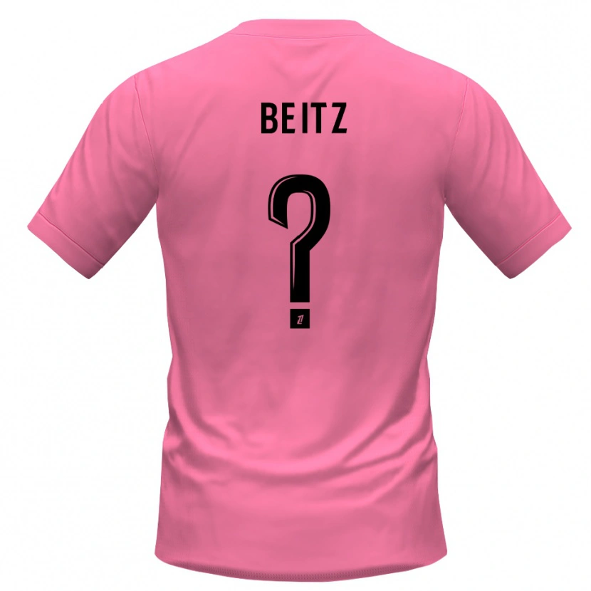 Danxen Mænd Taylor Beitz #0 Pink Sort Målmandstrøje 2025/26 Trøje T-shirt
