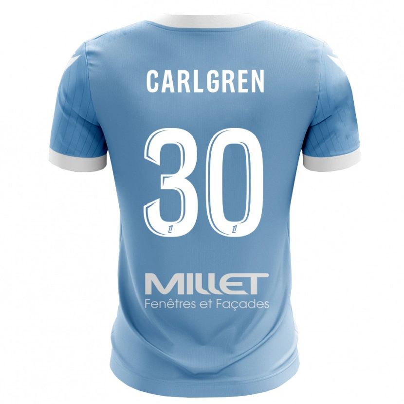 Danxen Mænd Patrik Carlgren #30 Lyseblå Målmandstrøje 2025/26 Trøje T-shirt