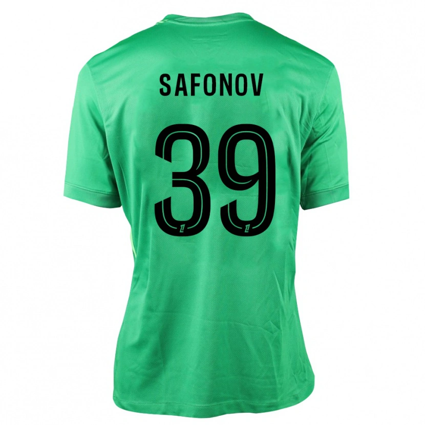 Danxen Mænd Matvey Safonov #39 Grøn Sort Målmandstrøje 2025/26 Trøje T-shirt