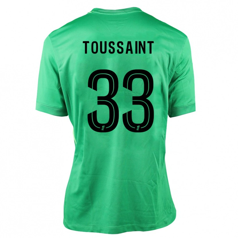 Danxen Mænd Océane Toussaint #33 Grøn Sort Målmandstrøje 2025/26 Trøje T-shirt