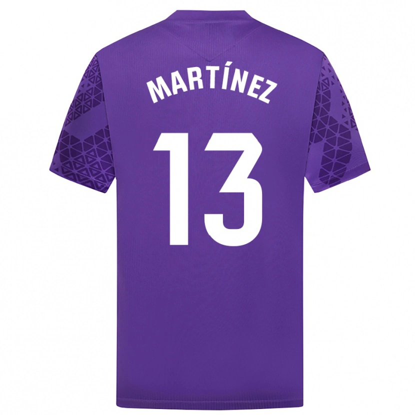 Danxen Mænd Fernando Martínez #13 Lilla Hvid Målmandstrøje 2025/26 Trøje T-shirt