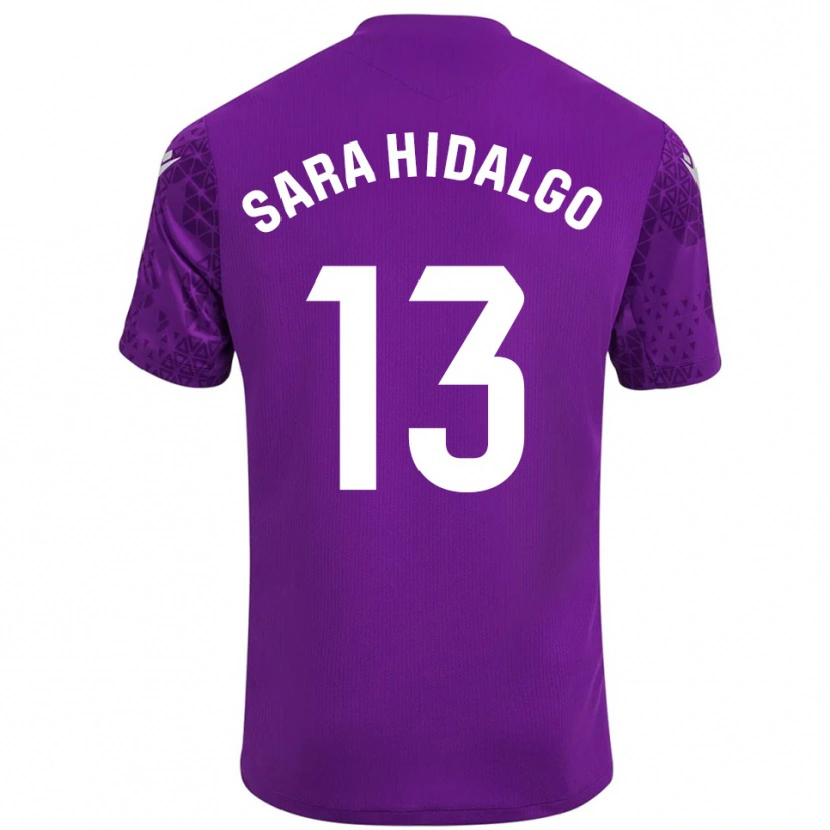 Danxen Mænd Sara Hidalgo Merino #13 Mørk Lilla Hvid Målmandstrøje 2025/26 Trøje T-shirt
