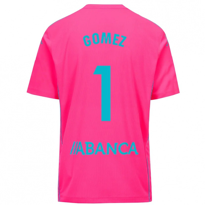 Danxen Mænd Yohana Gómez #1 Dyb Pink Sort Målmandstrøje 2025/26 Trøje T-shirt