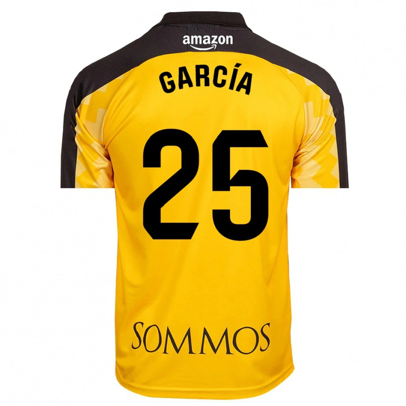 Danxen Mænd Jaime García #25 Gul Sort Målmandstrøje 2025/26 Trøje T-shirt